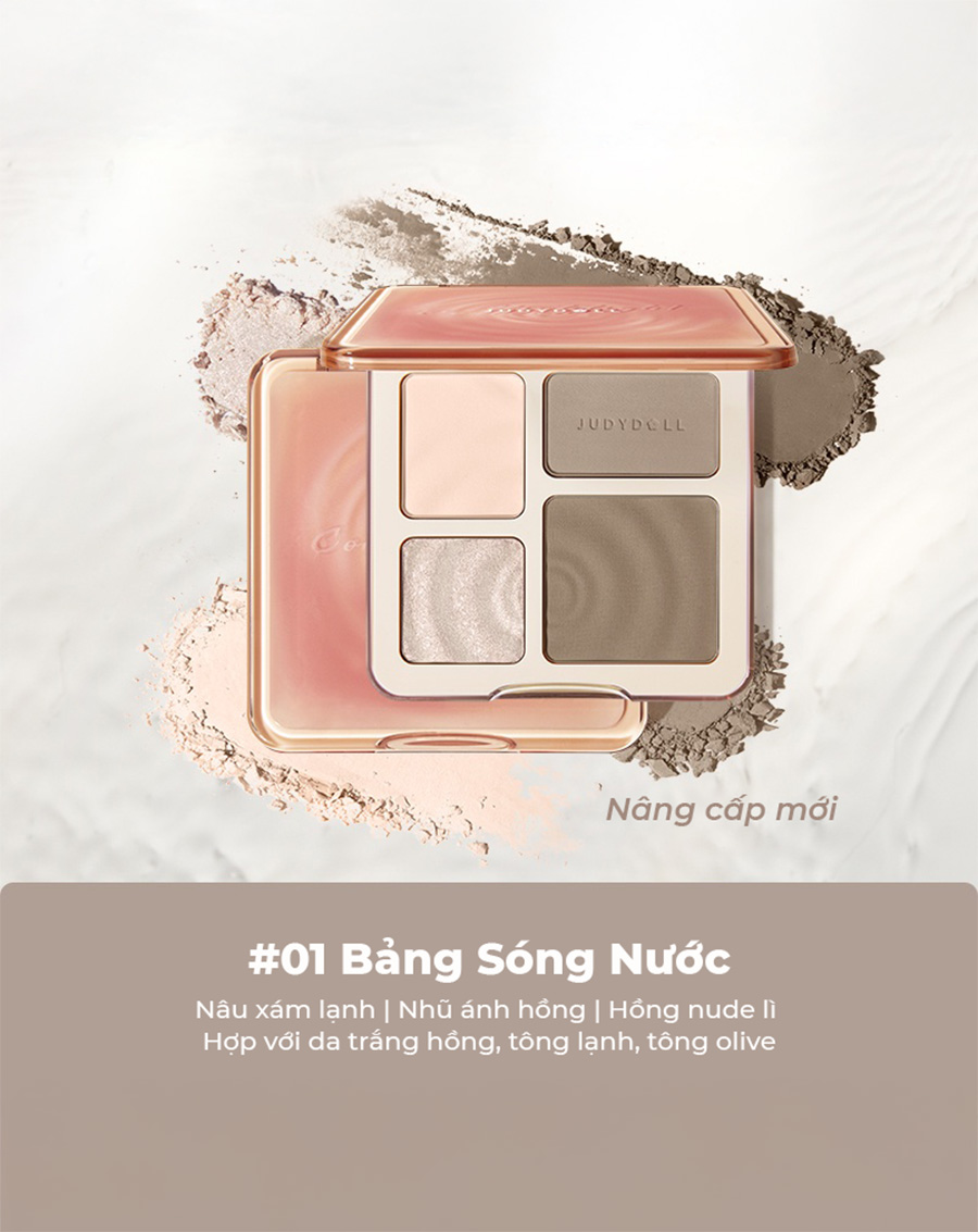 Phấn Bắt Sáng Và Tạo Khối Judydoll Highlight & Contour TK006 - Image 1