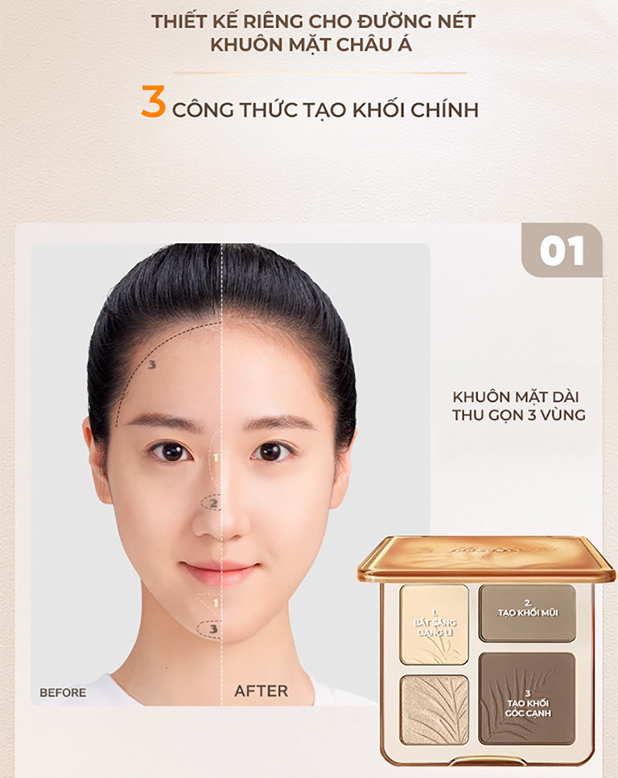 Phấn Bắt Sáng Và Tạo Khối Judydoll Highlight & Contour TK006 - Image 3