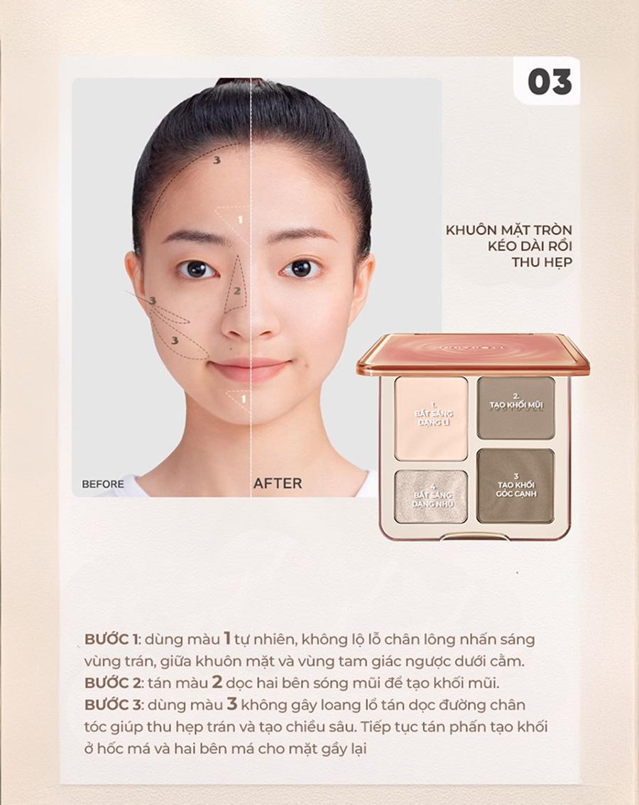 Phấn Bắt Sáng Và Tạo Khối Judydoll Highlight & Contour TK006 - Image 5