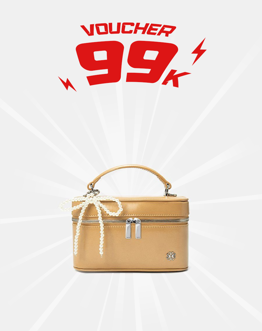 Túi Xách Nhỏ Vanity Bag Phối Charm Nơ - Image 2