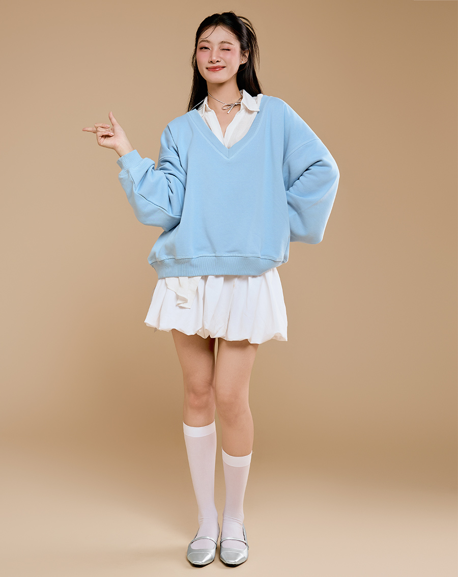 Giày Cao Gót Cao Gót Bít Mũi Phối Cap - Image 3