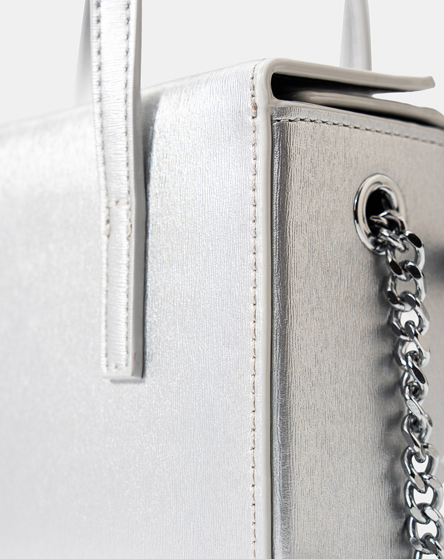 Túi Xách Nhỏ Dạng Hộp Trang Trí Charm Nơ - Image 4