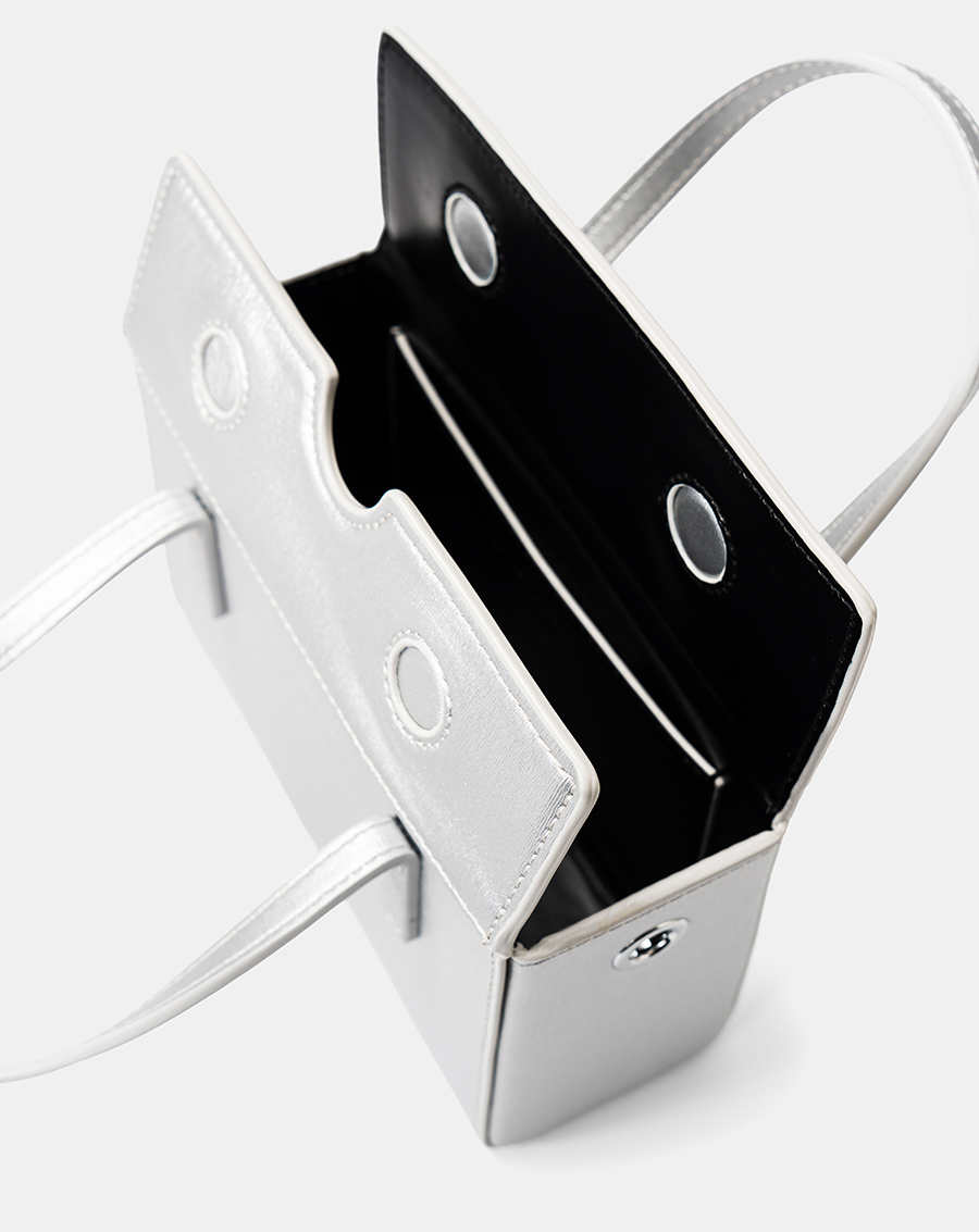 Túi Xách Nhỏ Dạng Hộp Trang Trí Charm Nơ - Image 8