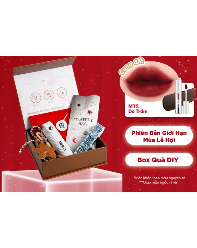 Set Quà Merzy Holiday’25 Bundle Bag (Combo Bag + Gift + Son) SQ002