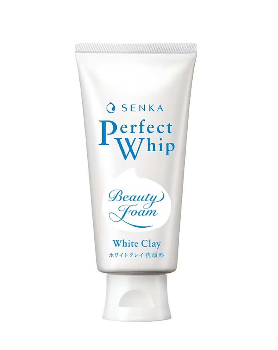 Sữa Rửa Mặt Senka Đều Màu Mướt Mịn Perfect Whip White Clay 120G SRM050