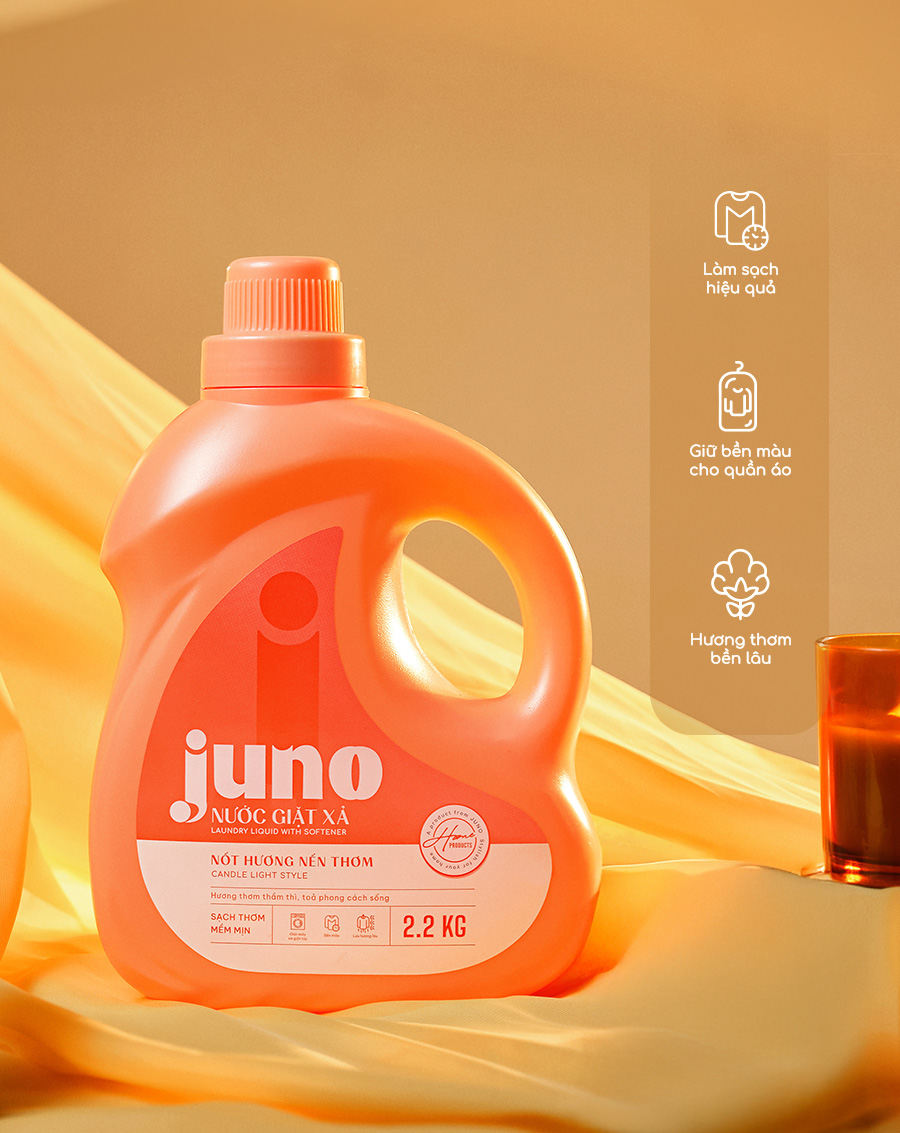 Nước Giặt Xả Nốt Hương Nến Thơm - Image 2