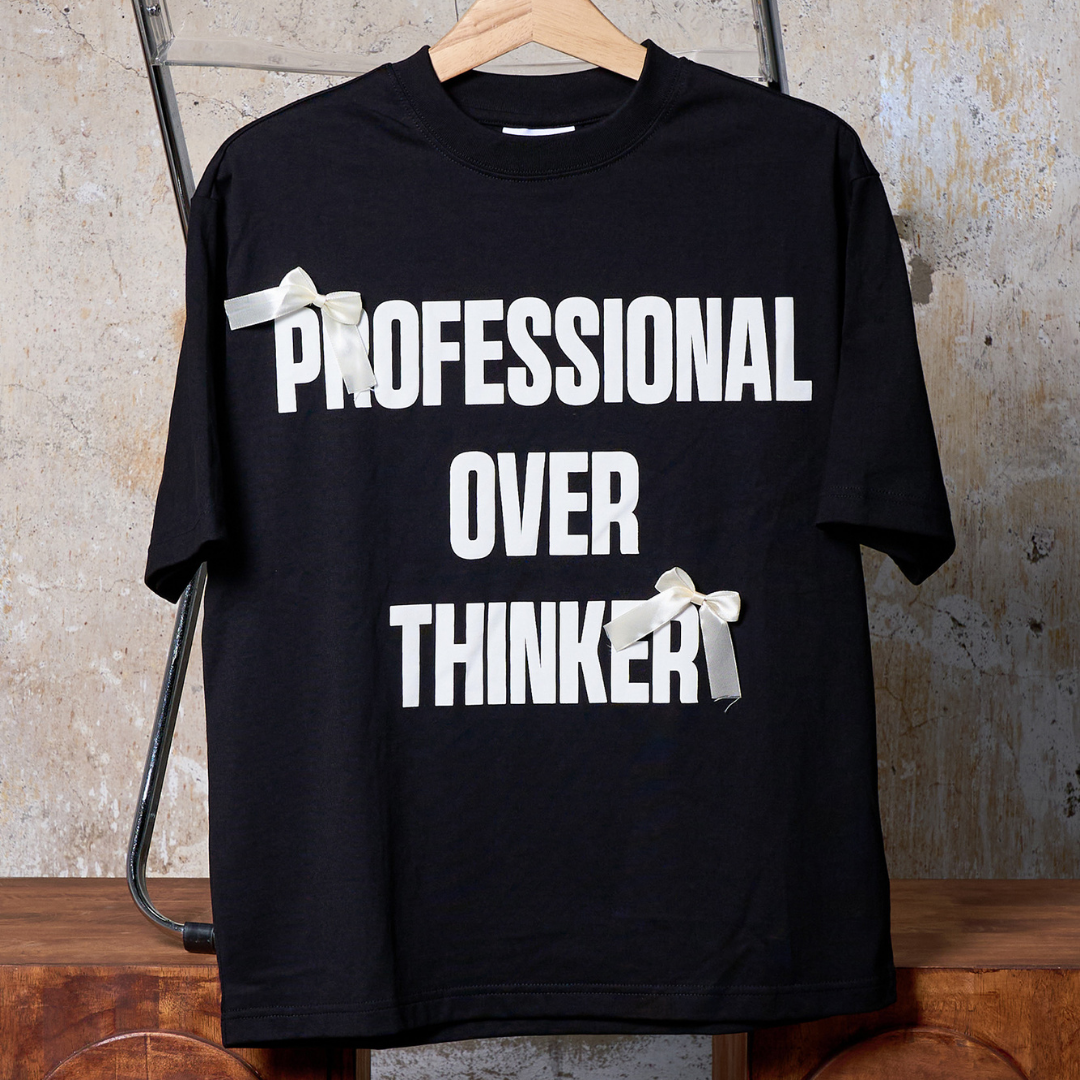 Áo thununisex Newzy Wonder oversized 100% cotton in Professional Overthinking NZATH005 - Image 8