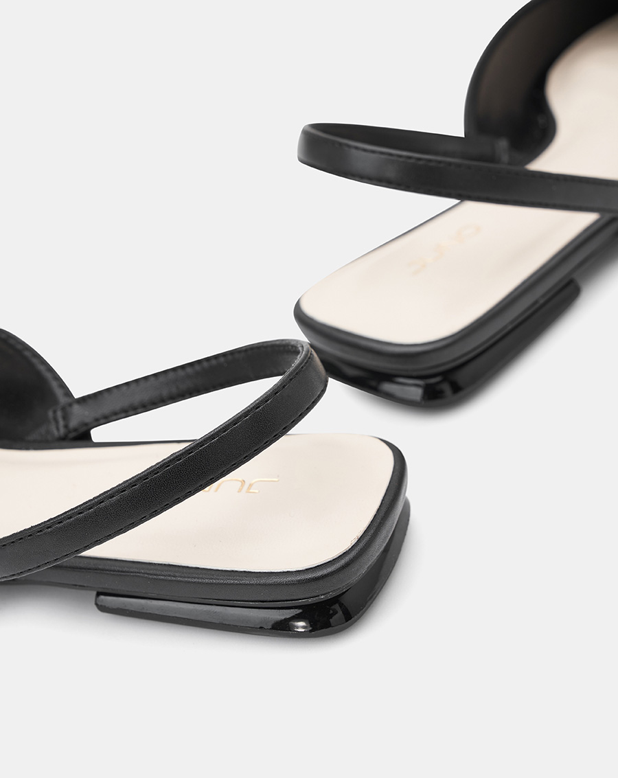 Giày Búp Bê Slingback Bệt Phối Khóa Trang Trí - Image 5