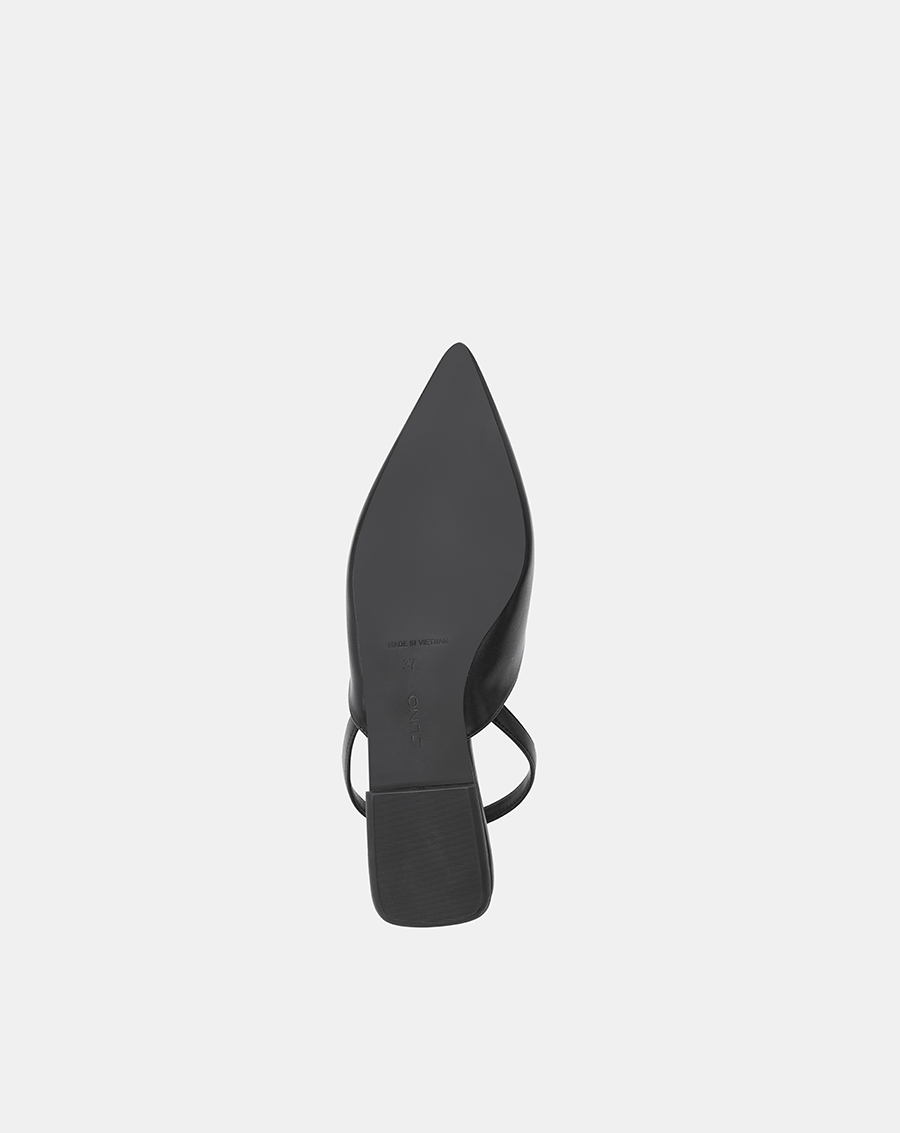 Giày Búp Bê Slingback Bệt Phối Khóa Trang Trí - Image 8