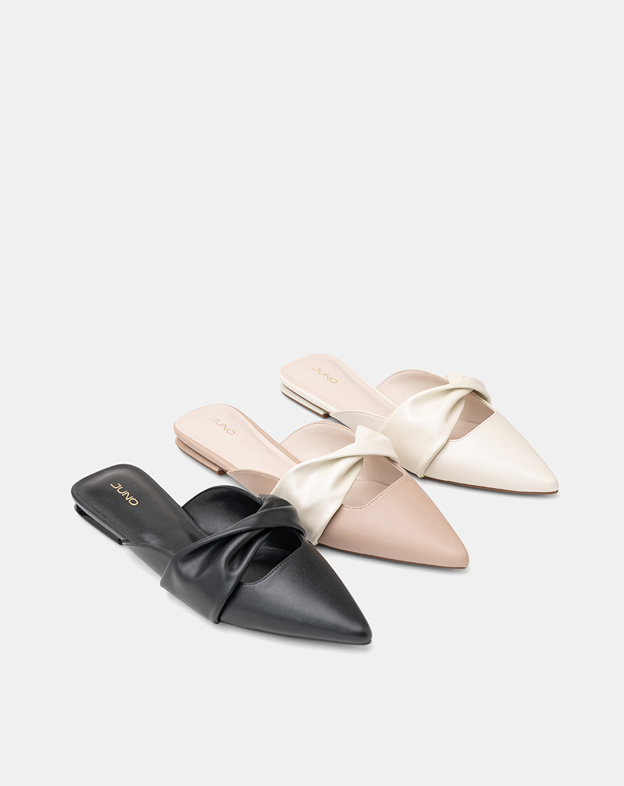 Giày Búp Bê Mules Quai Xoắn - Image 4