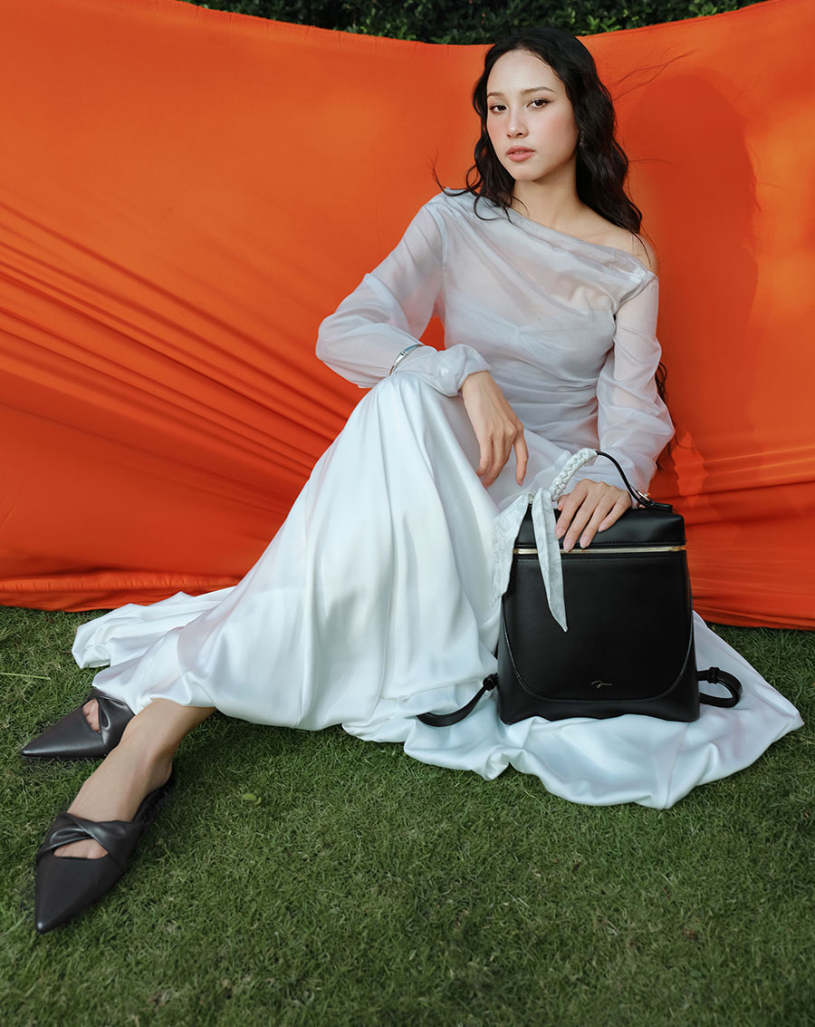 Giày Búp Bê Mules Quai Xoắn - Image 3