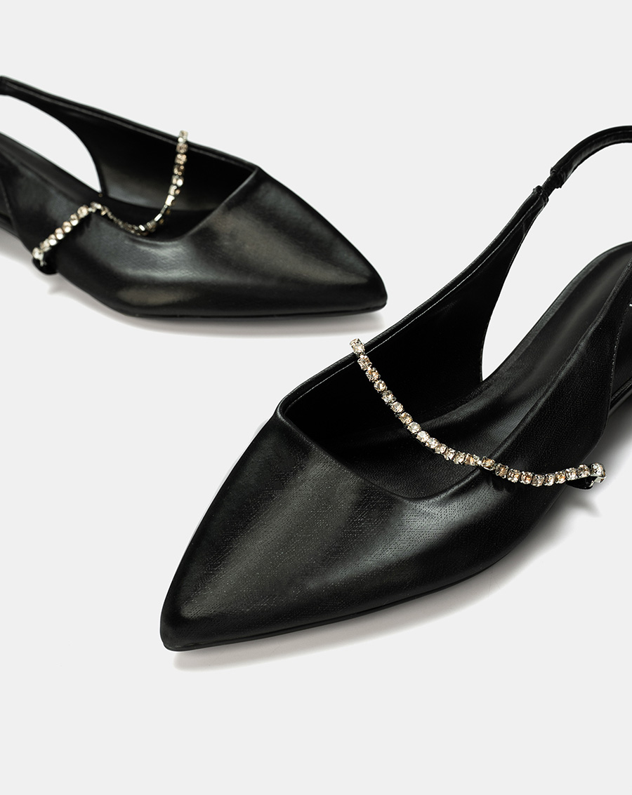 Giày Búp Bê Slingback Phối Dây Khóa Trang Trí - Image 4