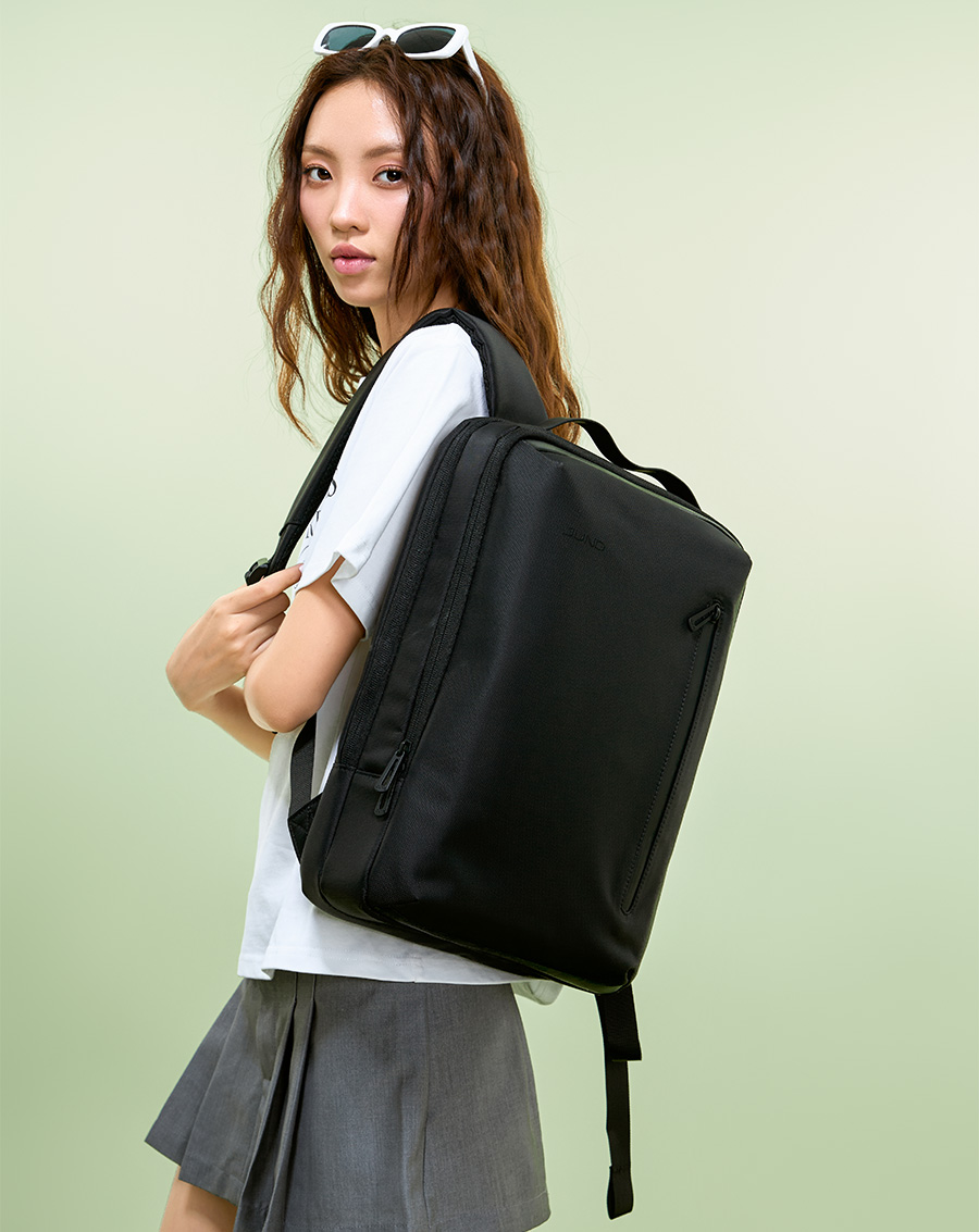 Balo Laptop Unisex Phối Khoá Kéo - Image 2