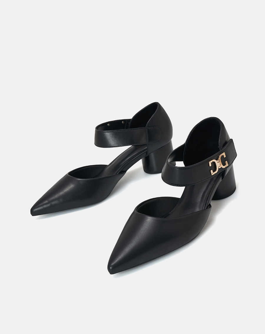 Giày Cao Gót Quai Hậu Xé Dán Có Khoá - Image 5