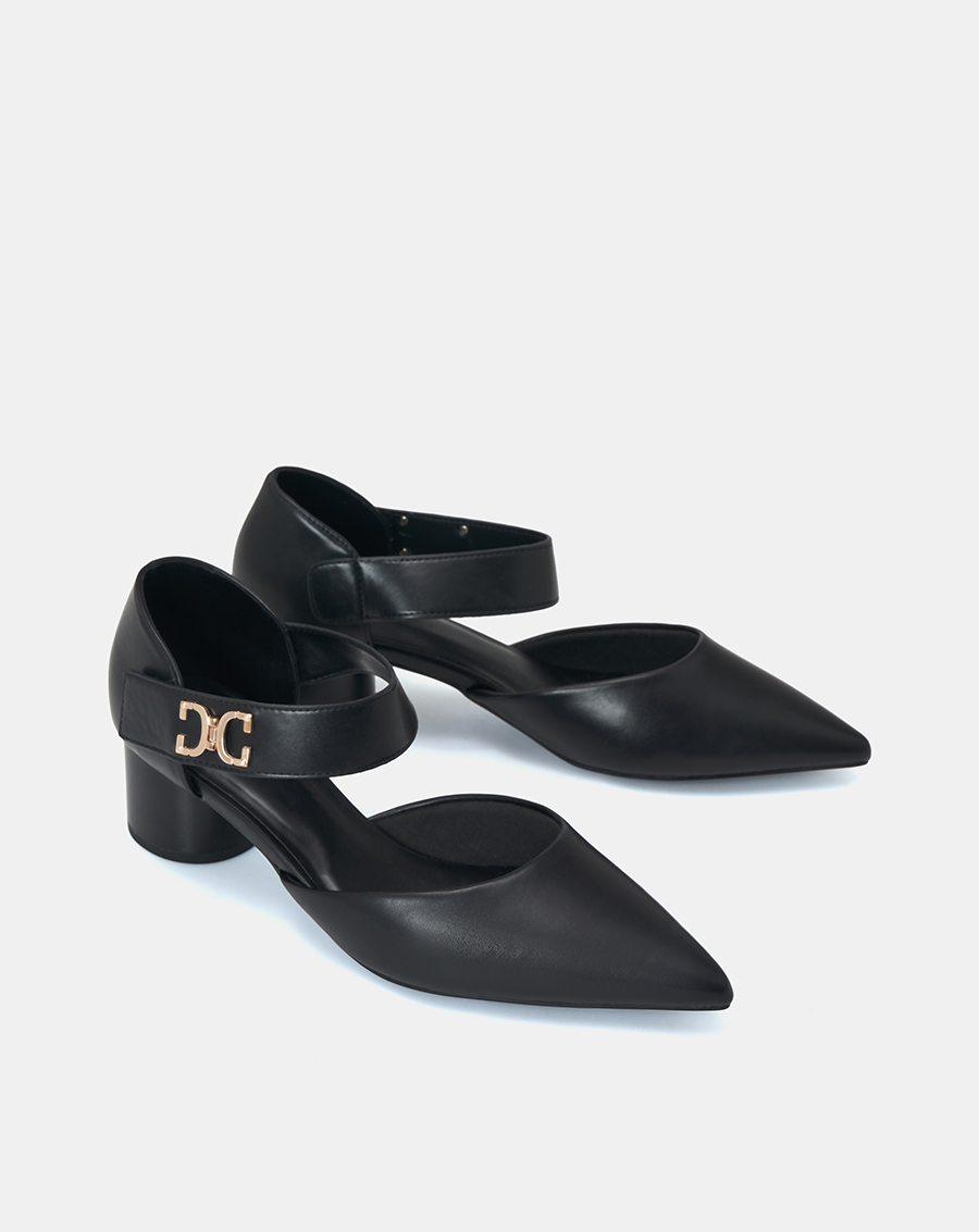 Giày Cao Gót Quai Hậu Xé Dán Có Khoá - Image 7