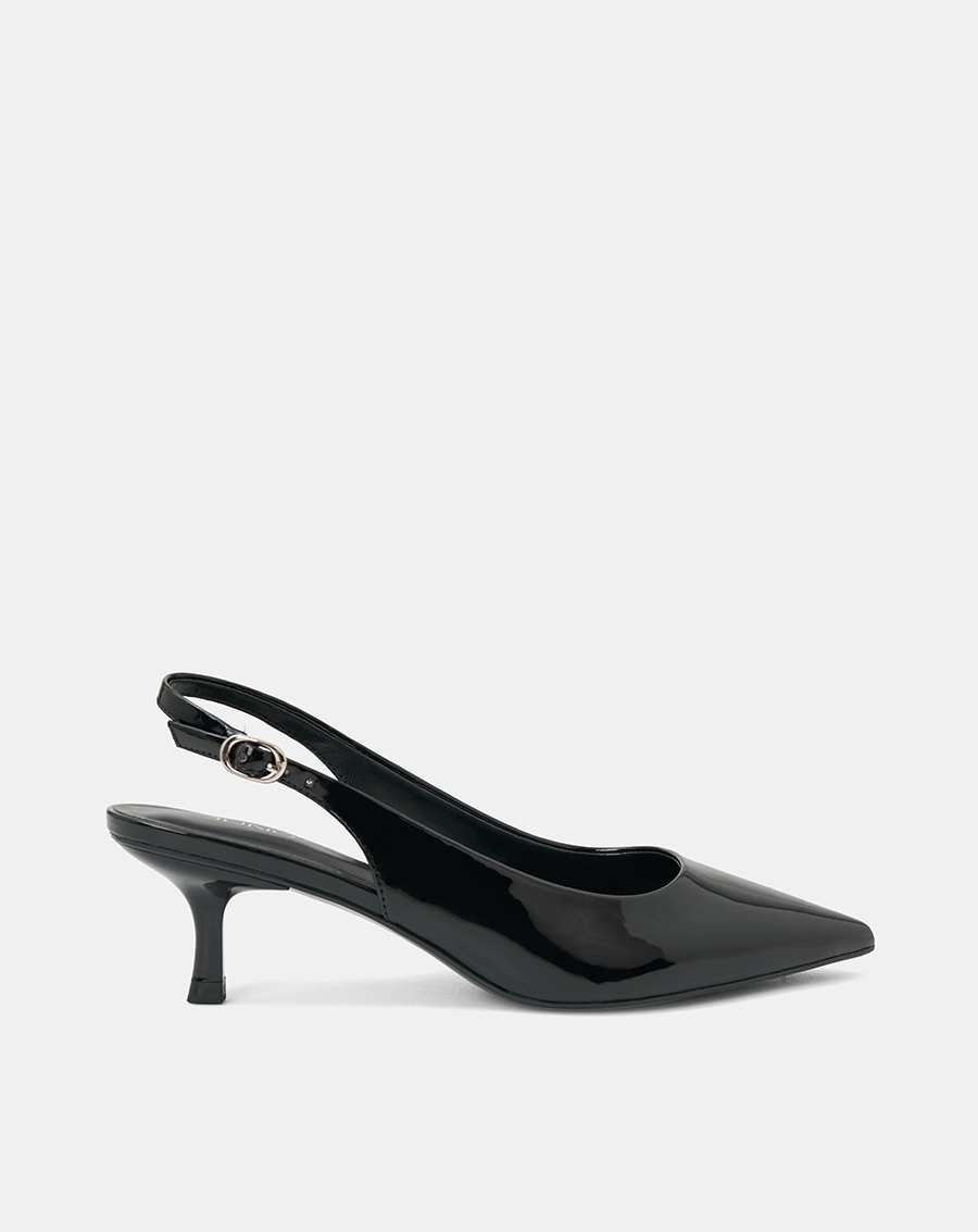 Giày Cao Gót Slingback Mũi Nhọn