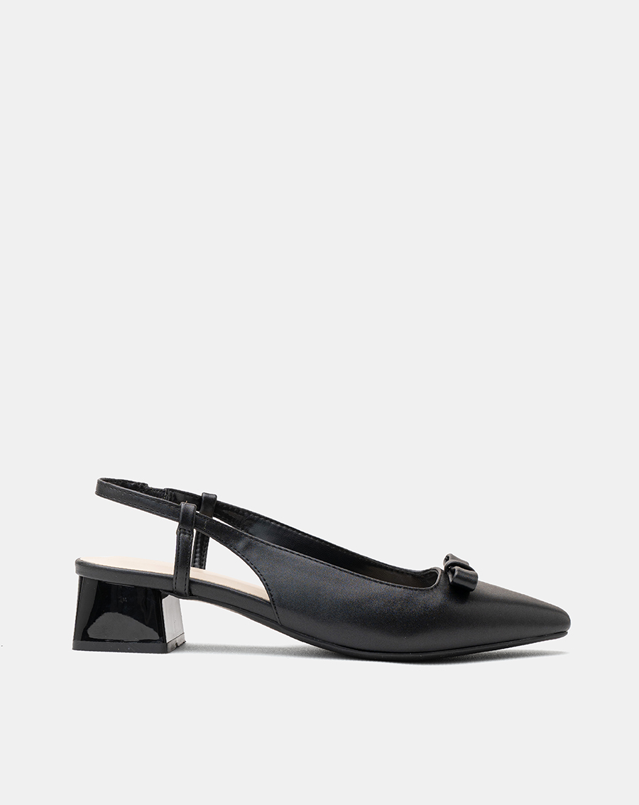 Giày Cao Gót Slingback Gót Vuông - Image 1