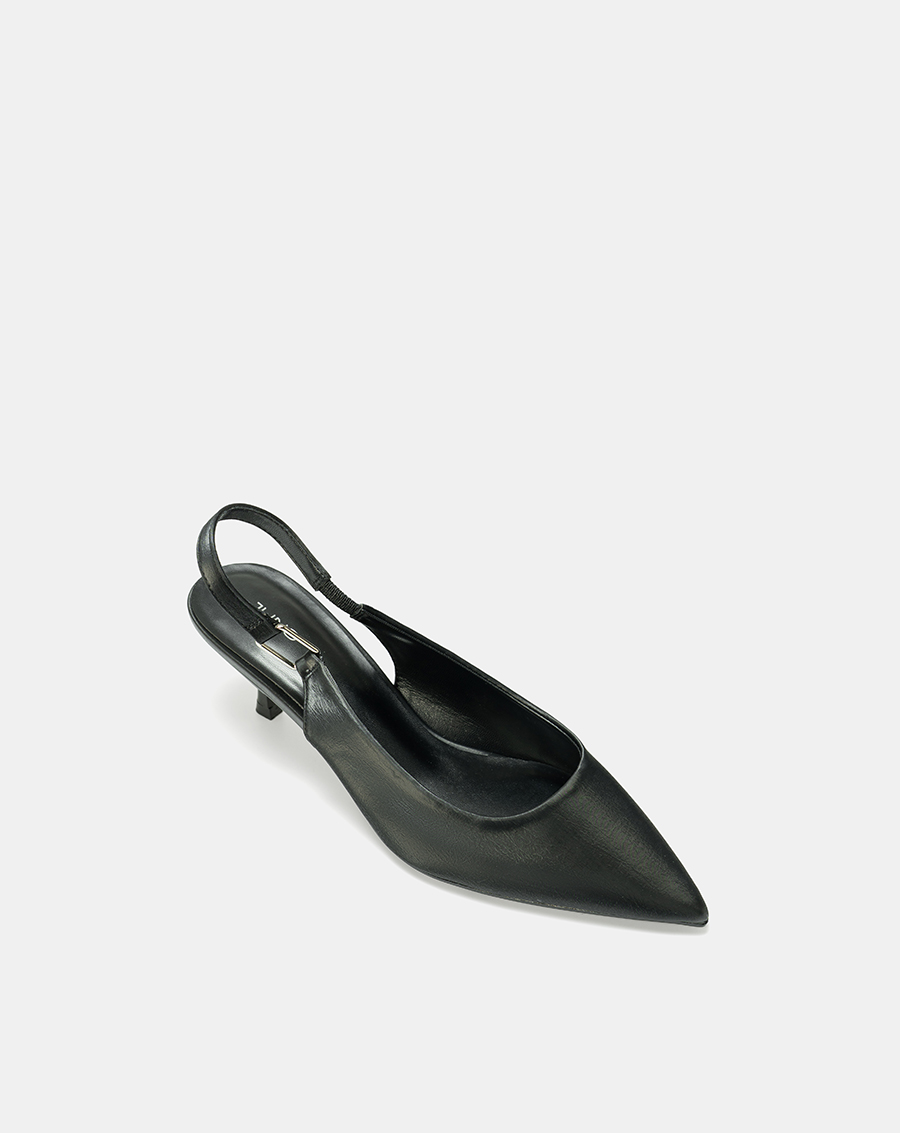 Giày Cao Gót Slingback Phối Khóa Trang Trí - Image 6