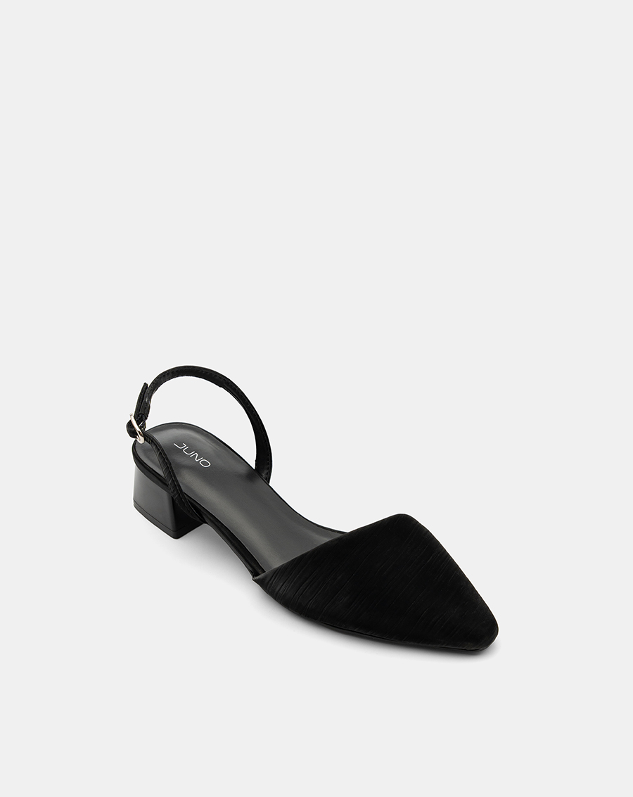 Giày Cao Gót Slingback Gót Vuông Cơ Bản - Image 6