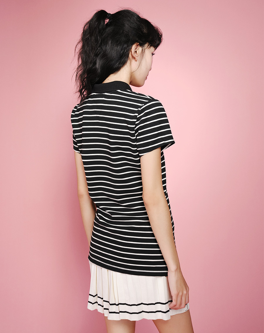 Áo thun polo sọc ngang - Image 3