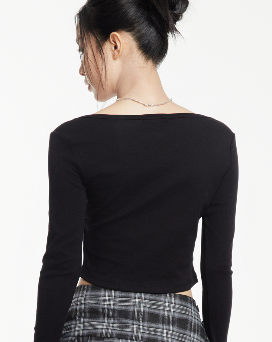 Áo Thun Dài Tay đính đá - Image 5