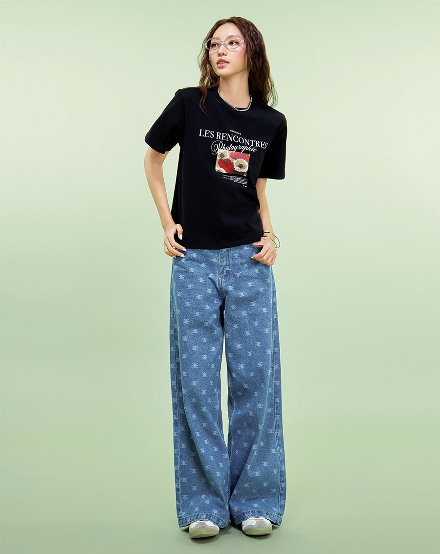 Áo thun form boxy in Photographie - Image 2