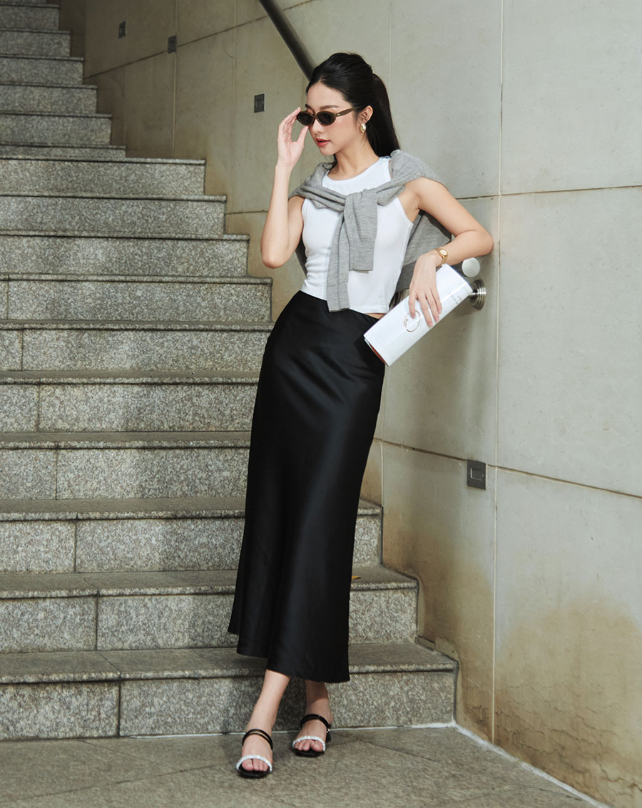 Chân váy midi dài - Image 1