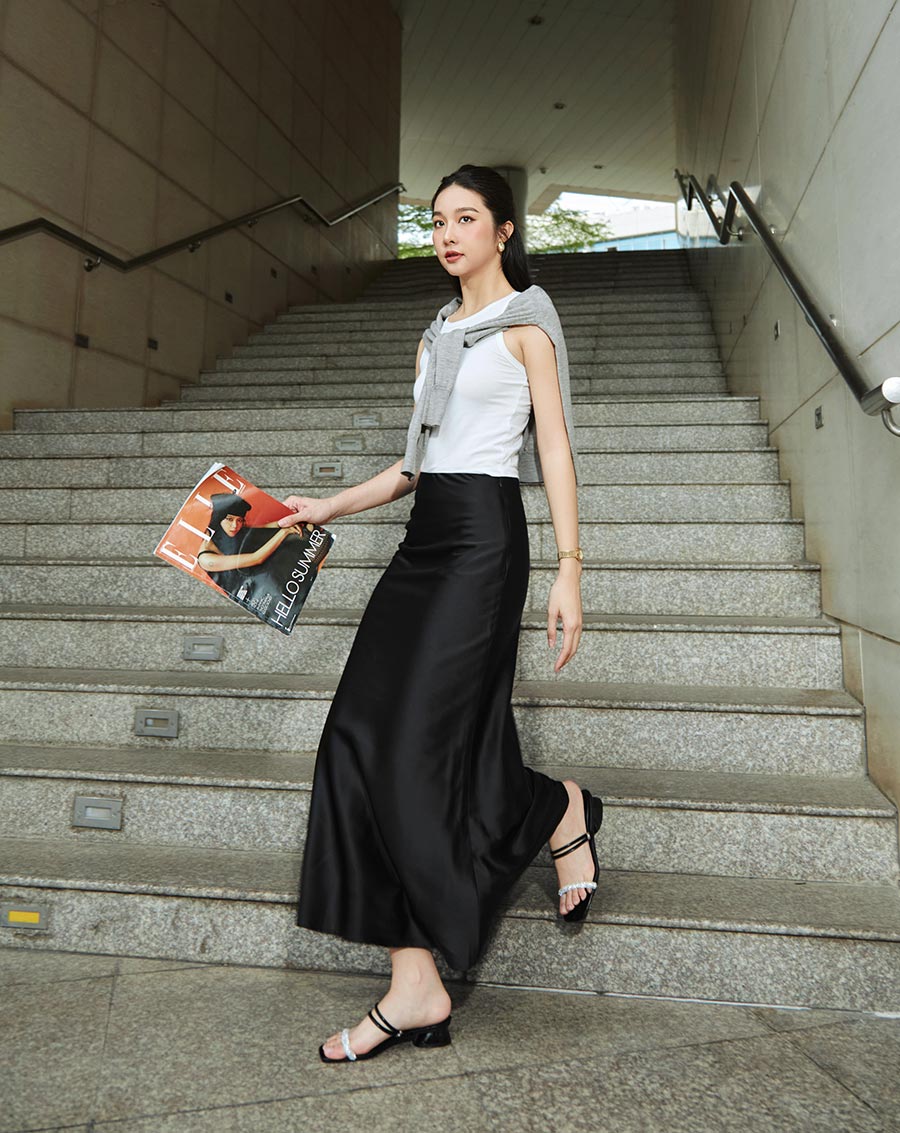 Chân váy midi dài - Image 4