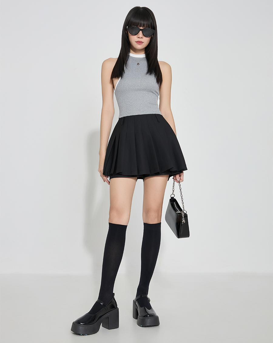 Quần giả váy xếp ly - Image 2