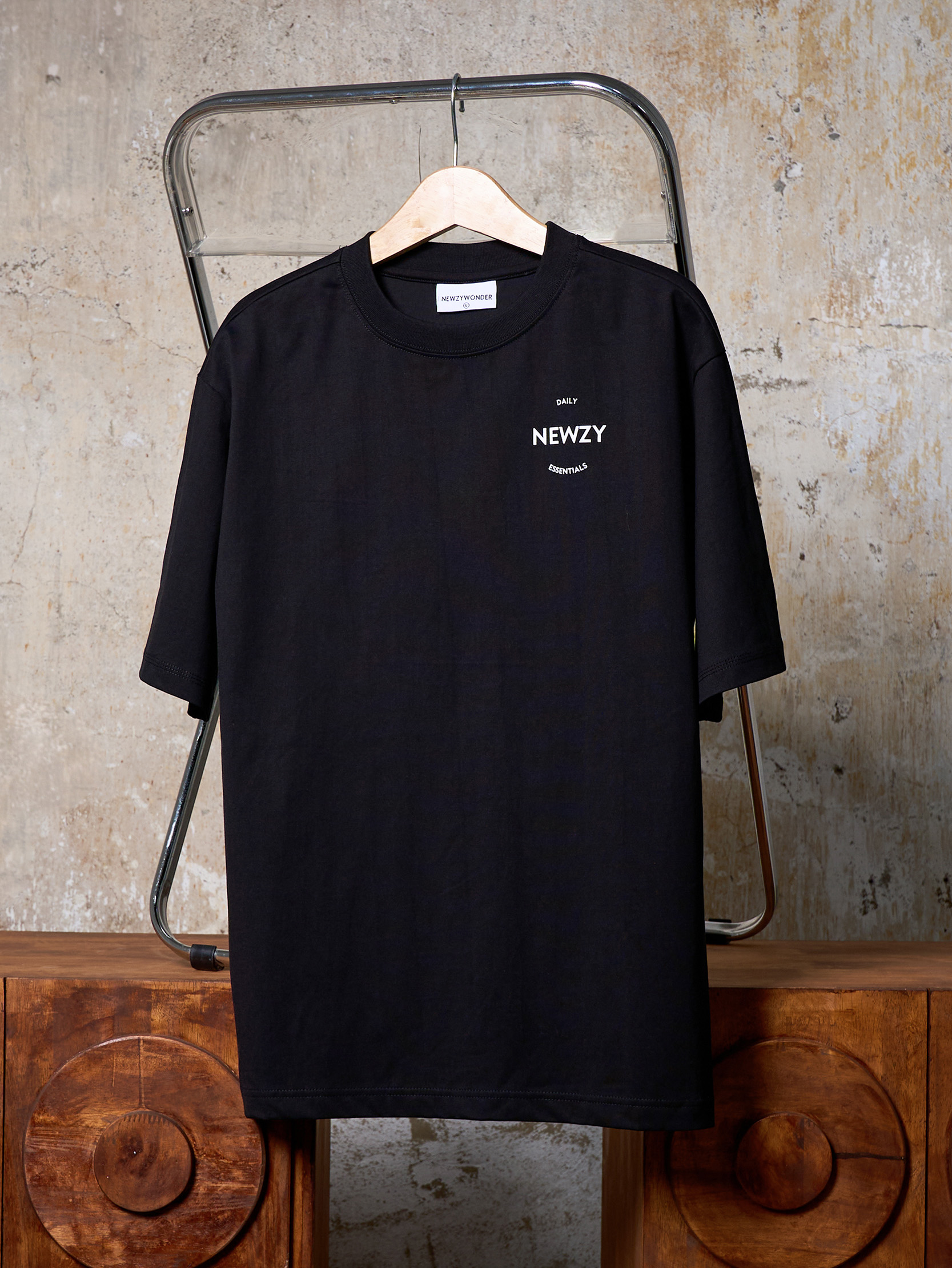 Áo thun unisex Newzy Wonder oversized 100% cotton in Newzy NZATH002 - Image 3