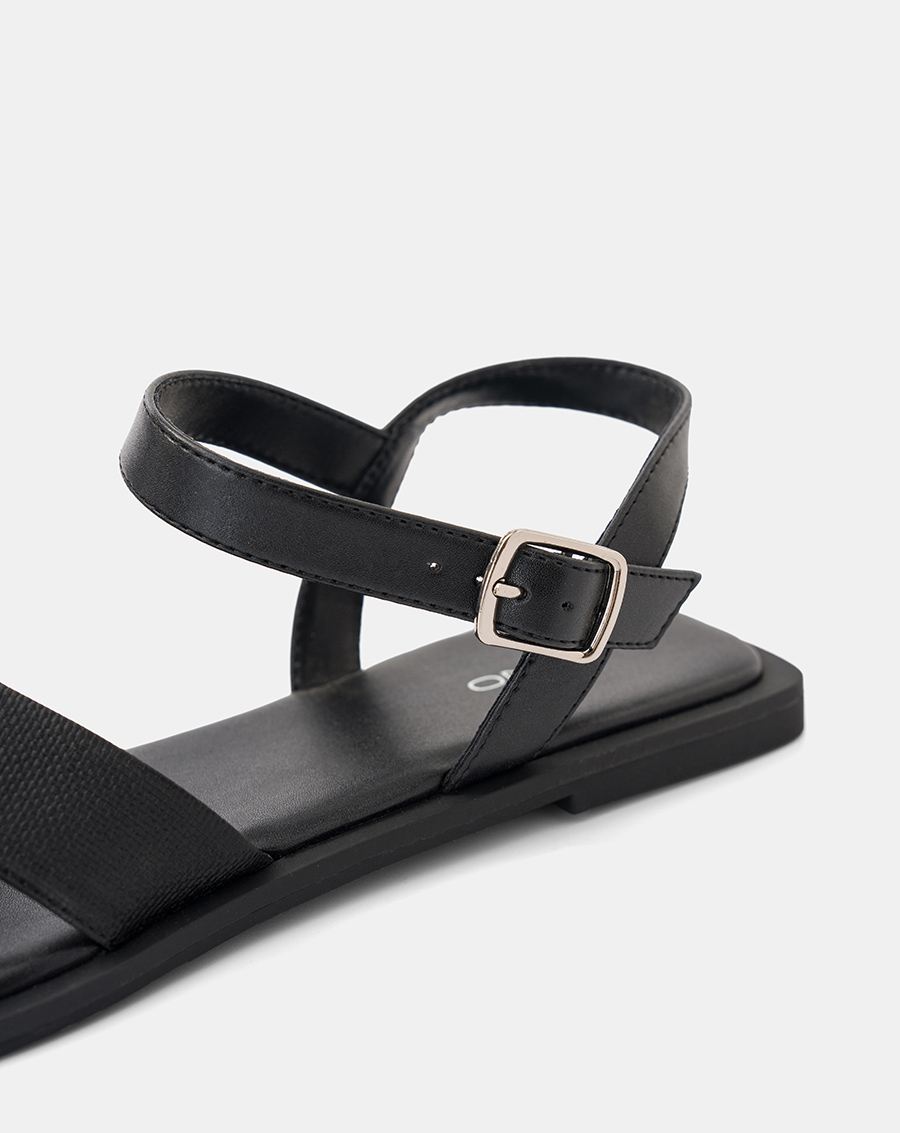 Giày Sandal Đế Bệt Phối Quai Vân Đan - Image 4