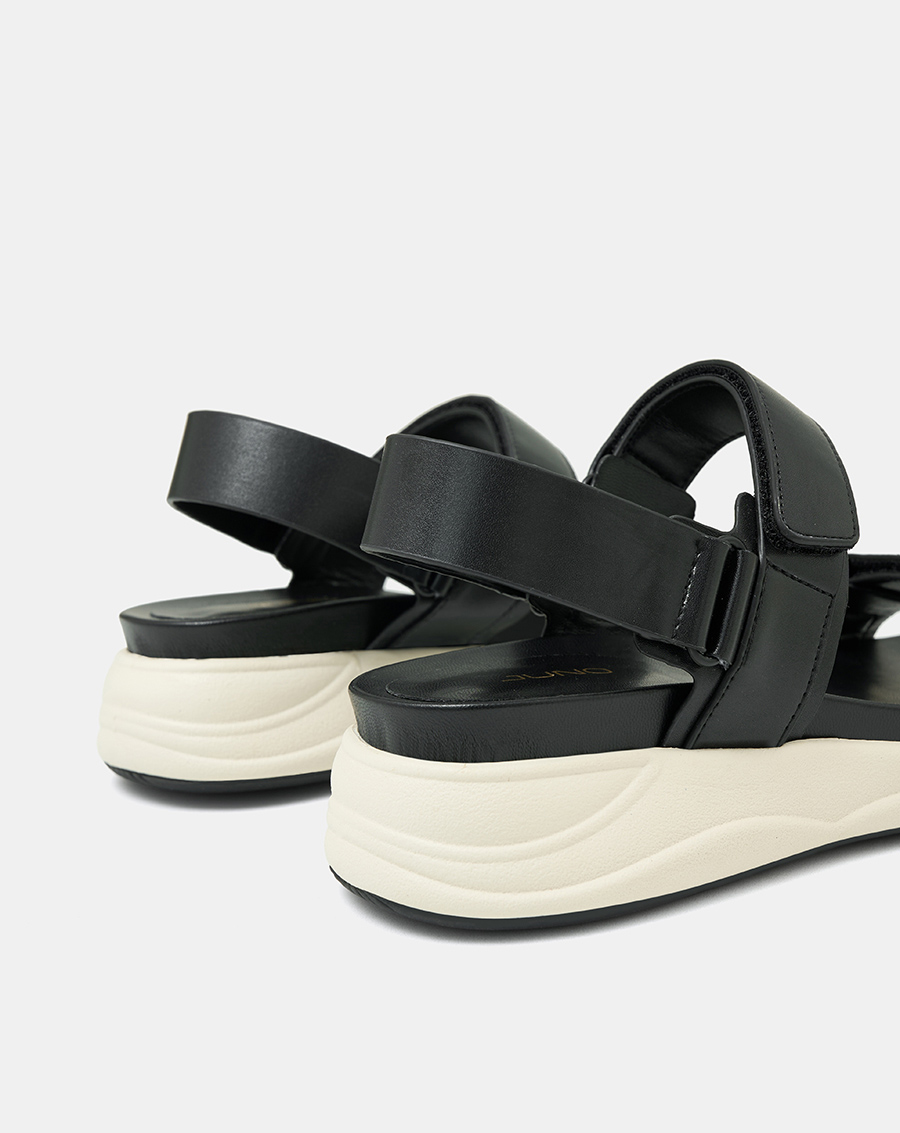 Giày Sandal Đế Thể Thao Quai Ngang Bản Lớn - Image 3