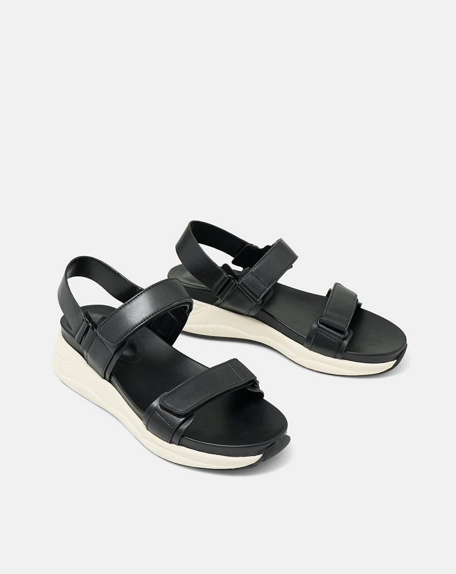 Giày Sandal Đế Thể Thao Quai Ngang Bản Lớn - Image 5