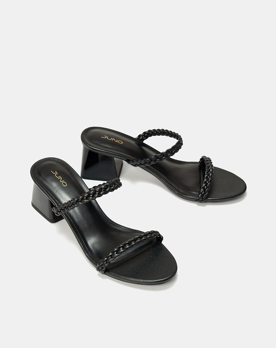 Giày Sandal Gót Vuông Quai Thắt - Image 7