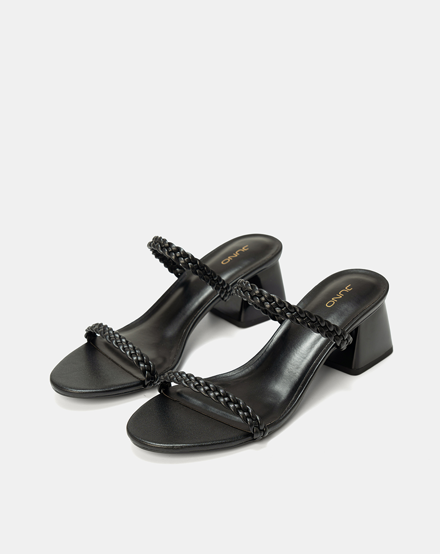 Giày Sandal Gót Vuông Quai Thắt - Image 5