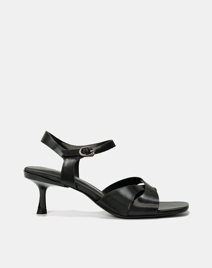 Giày Sandal Gót Nhọn Đắp Quai Chéo