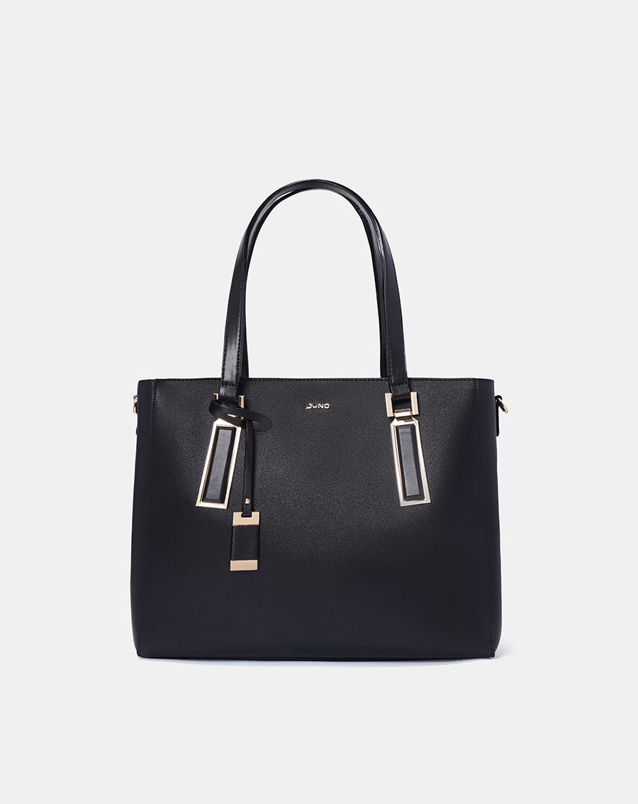 Túi Xách Lớn Tote Lớn Gắn Charm Trang Trí - Image 1