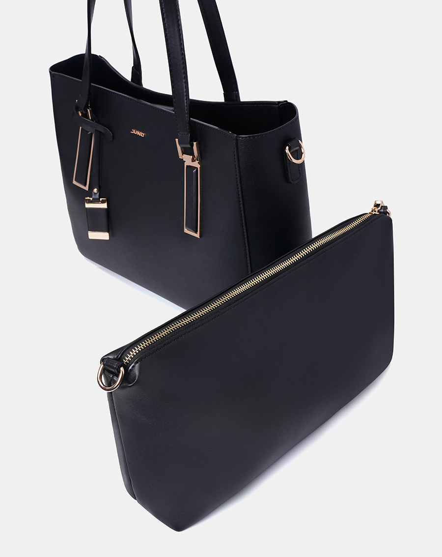Túi Xách Lớn Tote Lớn Gắn Charm Trang Trí - Image 4