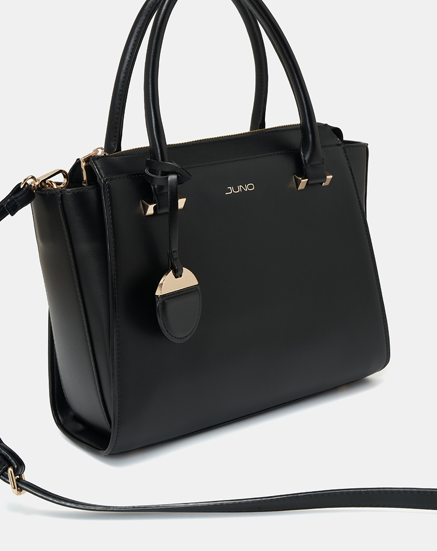 Túi Xách Lớn Tay Cầm Phối Charm Trang Trí - Image 5