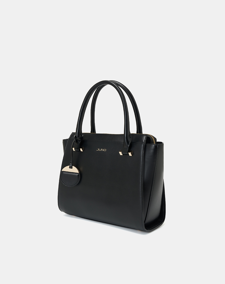 Túi Xách Lớn Tay Cầm Phối Charm Trang Trí - Image 6