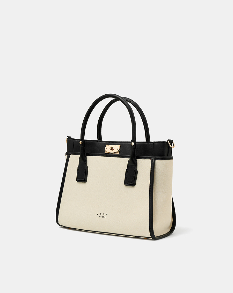 Túi Xách Lớn Tote Trang Trí Khoá - Image 6