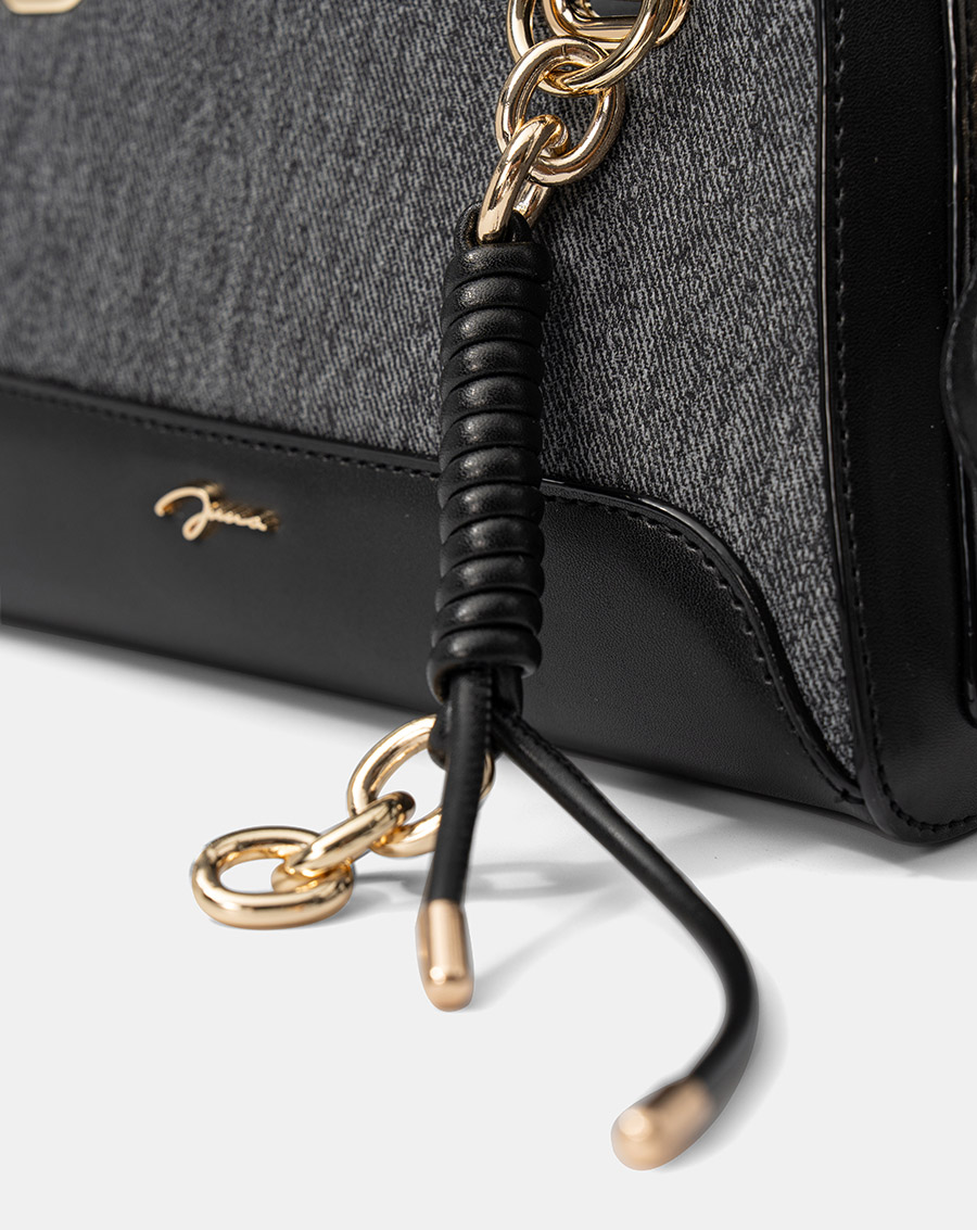 Túi Xách Nhỏ Top Handle Phối Charm - Image 4