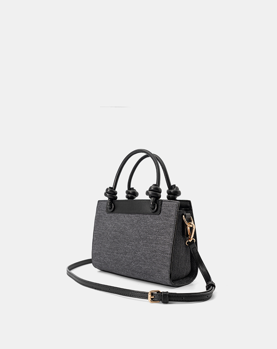 Túi Xách Nhỏ Tay Cầm Xoắn Phối Charm - Image 7