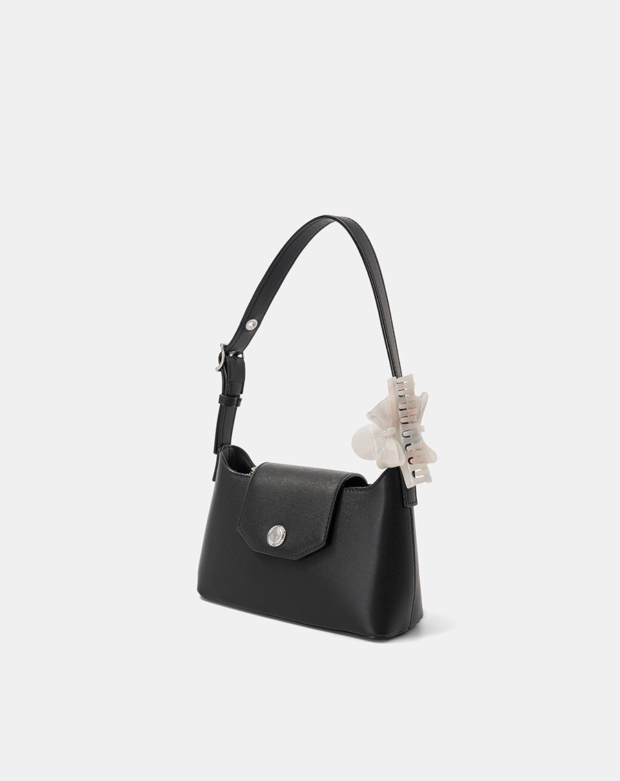 Túi Xách Nhỏ Đeo Vai Phối Kẹp Tóc Trang Trí - Image 6