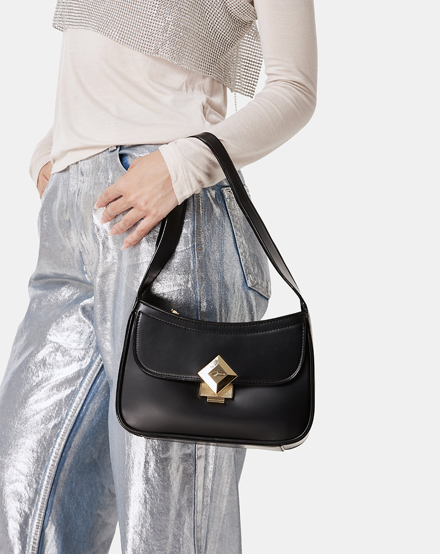 Túi Xách Nhỏ Đeo Vai Khoá Trang Trí Diamond - Image 3