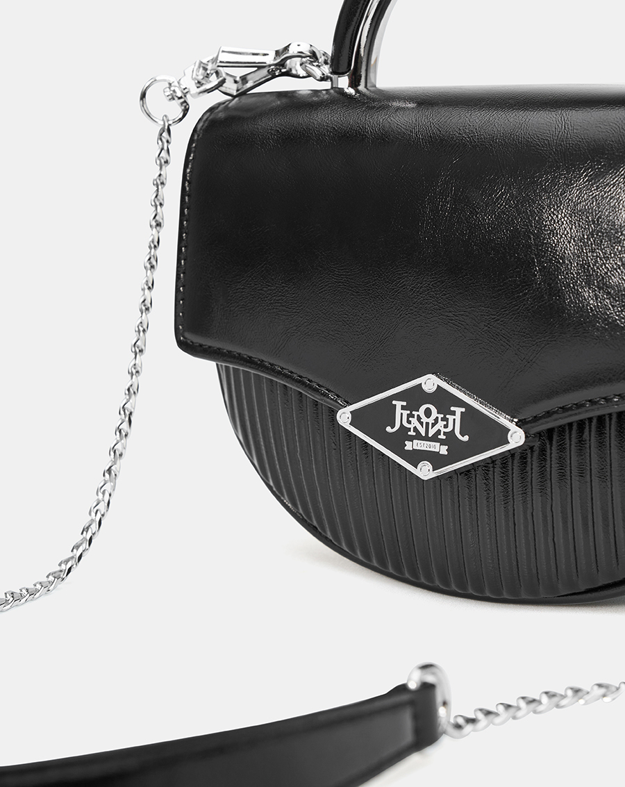 Túi Xách Nhỏ Top Handle Trang Trí Logo Border - Image 5
