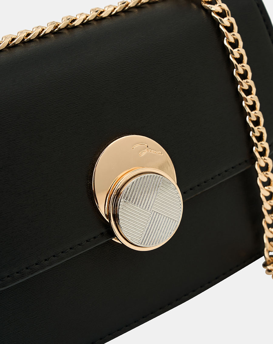 Túi Xách Nhỏ Khoá Tròn Phối 2 Màu - Image 2