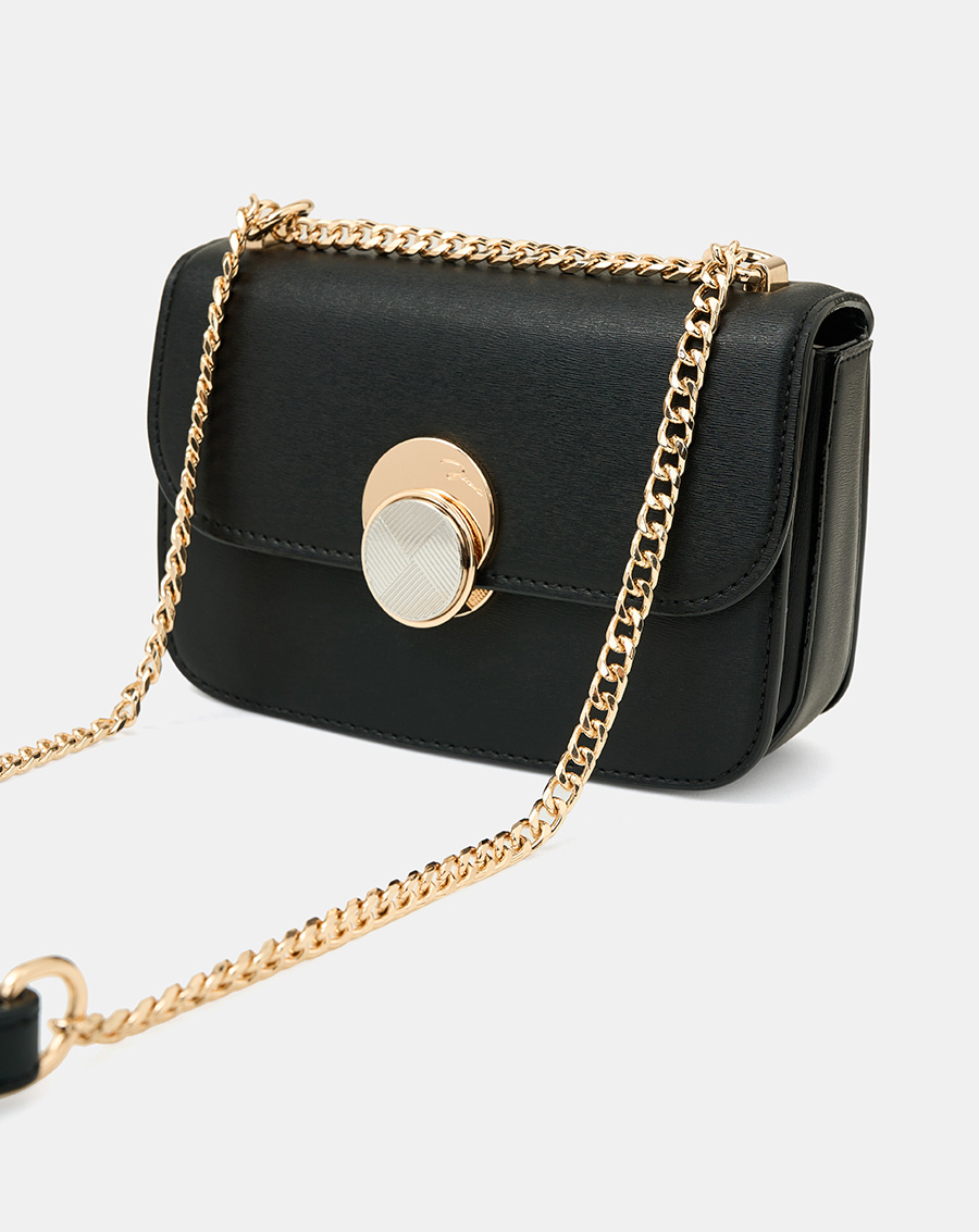 Túi Xách Nhỏ Khoá Tròn Phối 2 Màu - Image 3