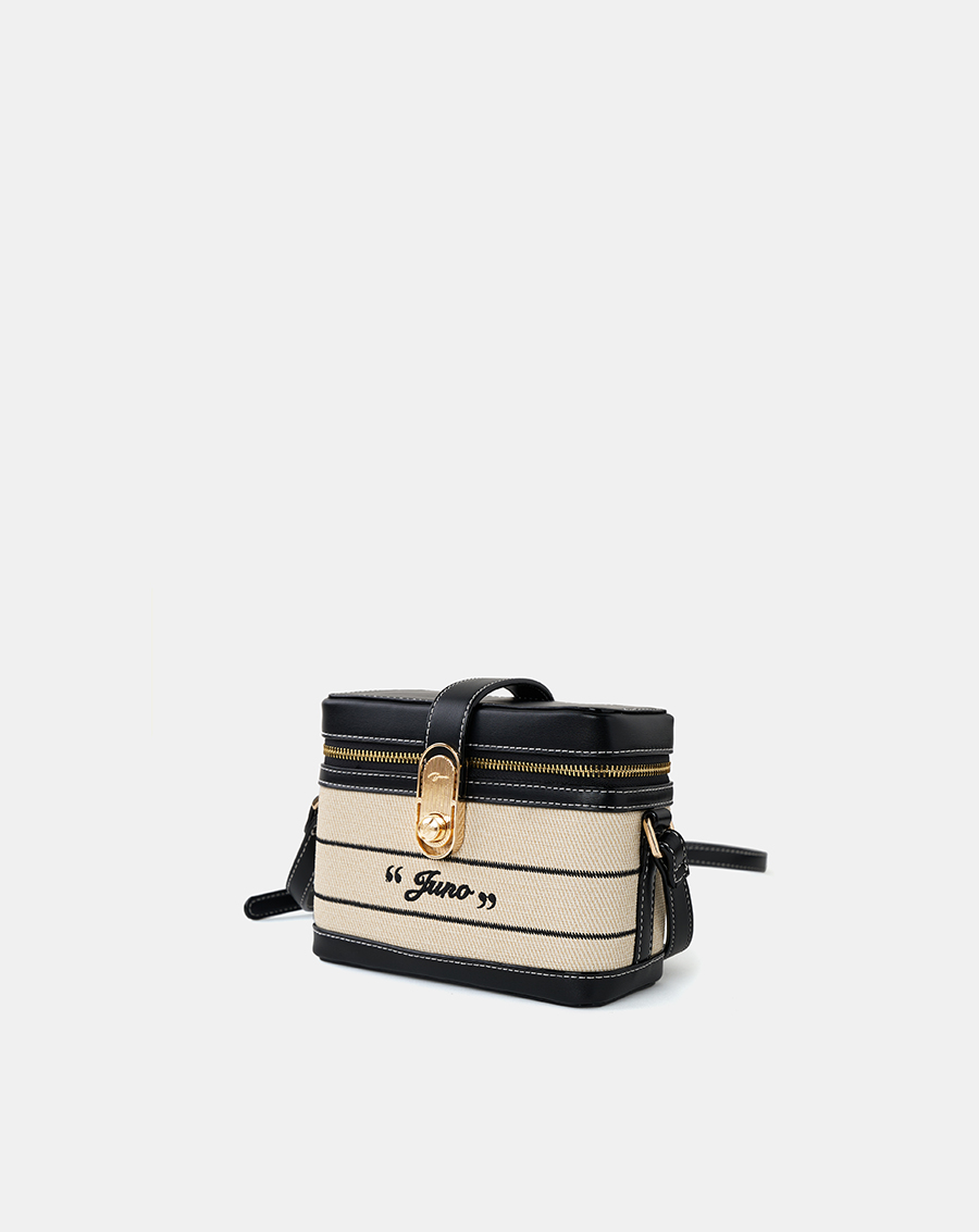 Túi Xách Nhỏ Vanity Case Thêu Logo Juno - Image 6