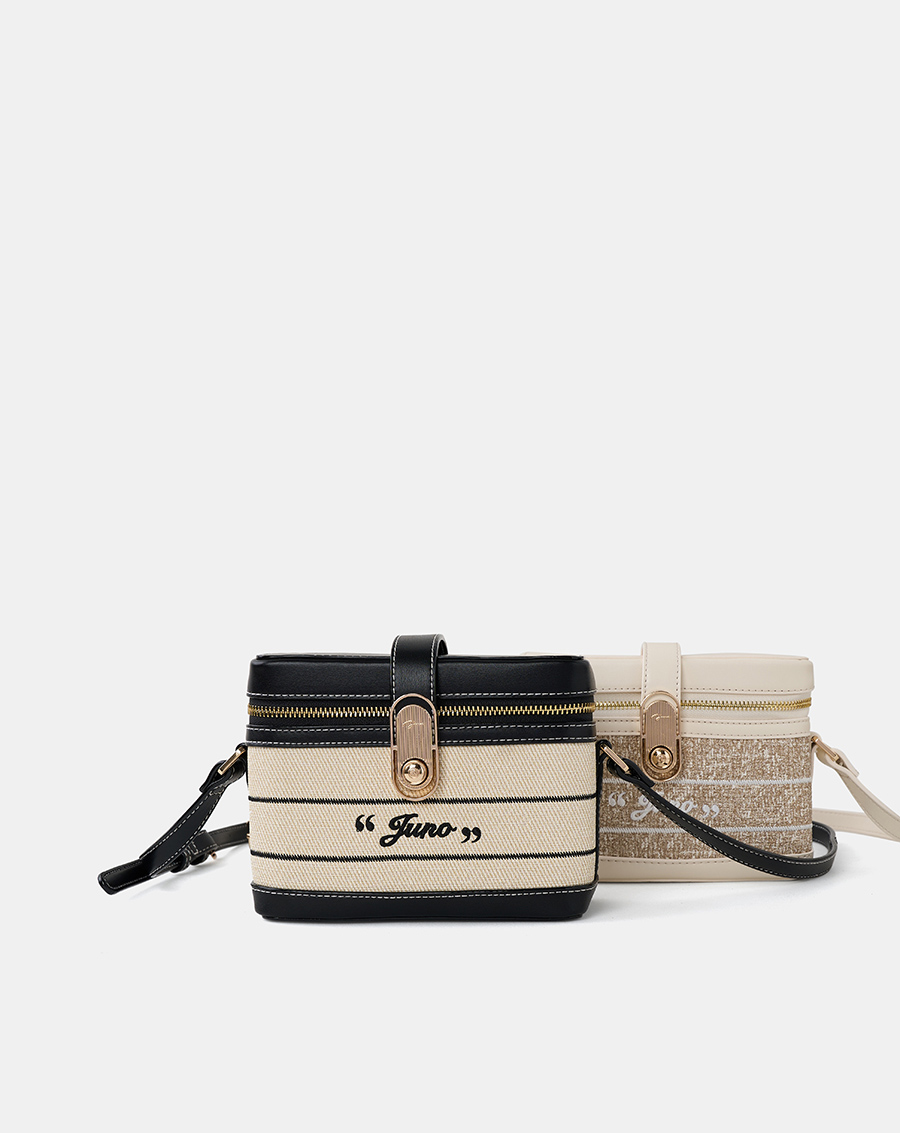 Túi Xách Nhỏ Vanity Case Thêu Logo Juno - Image 4